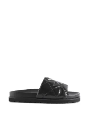 Toga Pulla ウエスタンバックル レザーサンダル | ブラック | FARFETCH JP