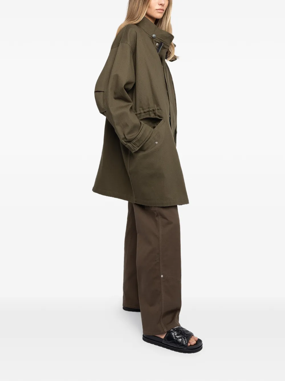 Zadig&Voltaire Gewatteerde slippers Zwart