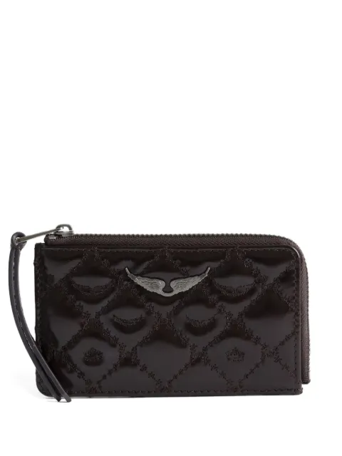 Zadig&Voltaire monogram quilted wallet