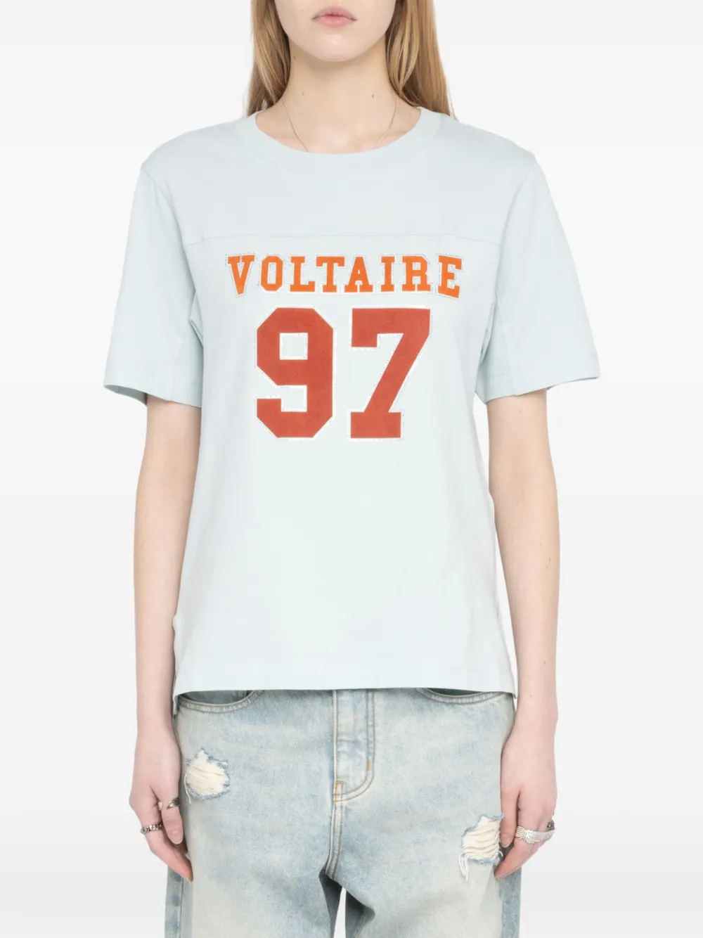 Zadig&Voltaire Boo T-shirt Blauw
