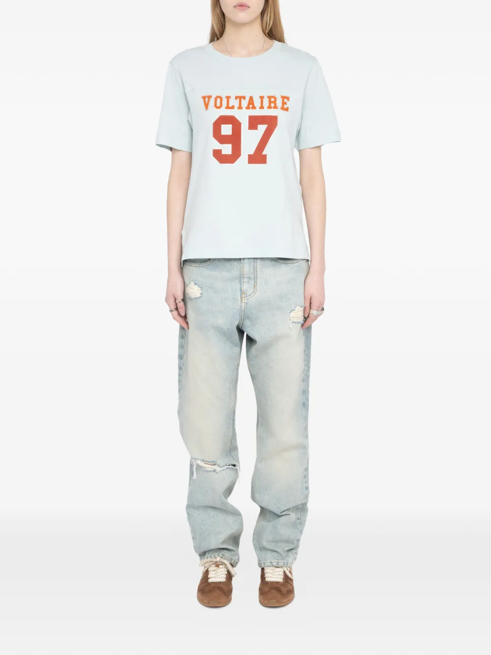 Zadig&Voltaire Boo T-shirt Blauw