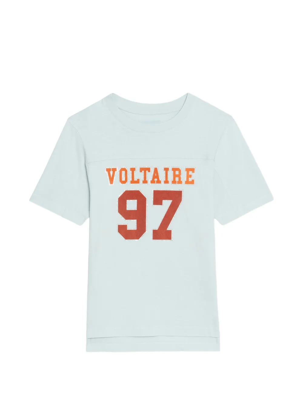 Zadig&Voltaire T-shirt con applicazione 97 - Blu