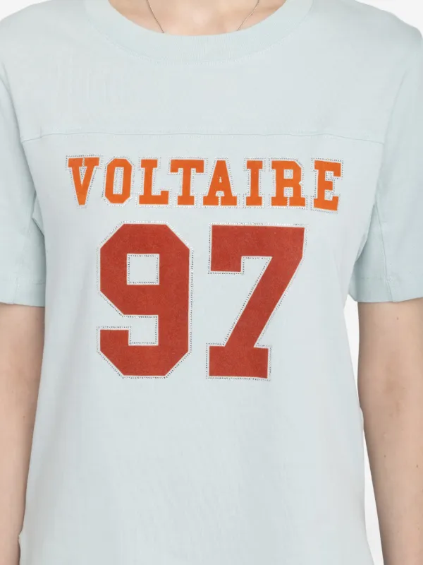 Zadig&Voltaire '97 Appliqué T-shirt | Blue | FARFETCH CA
