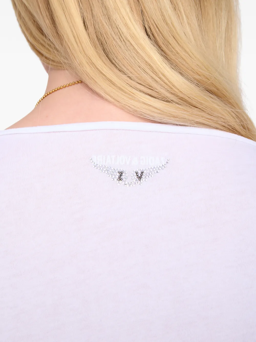 Zadig & Voltaire Tuni Henley T-shirt In White