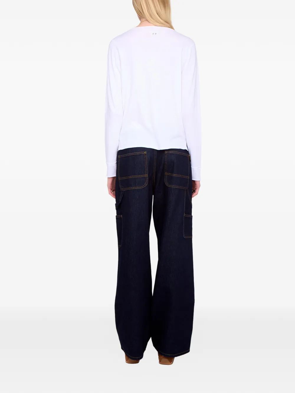 Zadig & Voltaire Tuni Henley T-shirt In White