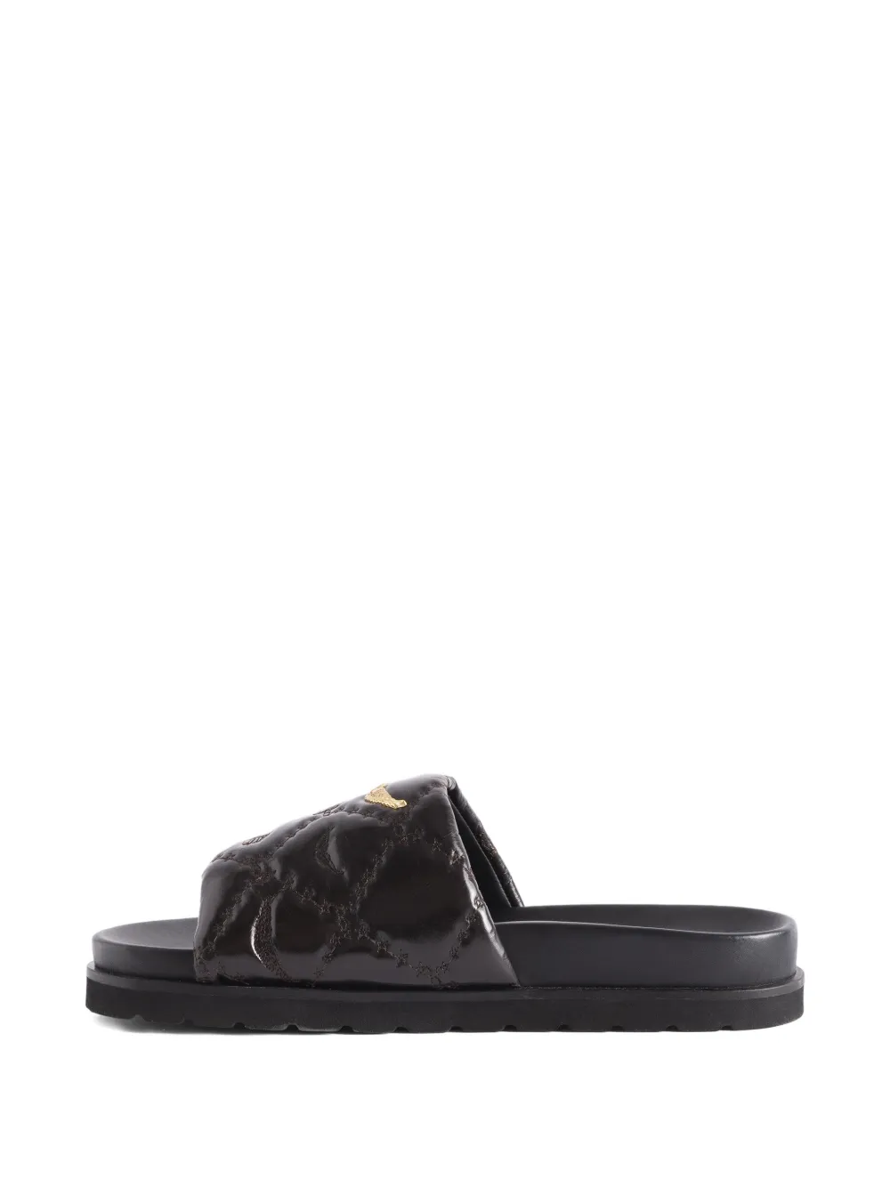 Zadig&Voltaire padded leather sandals Bruin