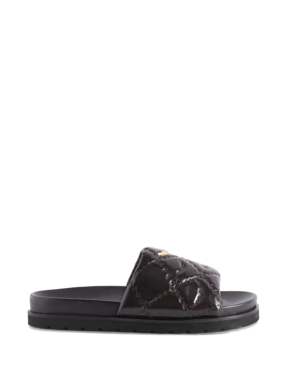 Zadig&Voltaire padded leather sandals Bruin