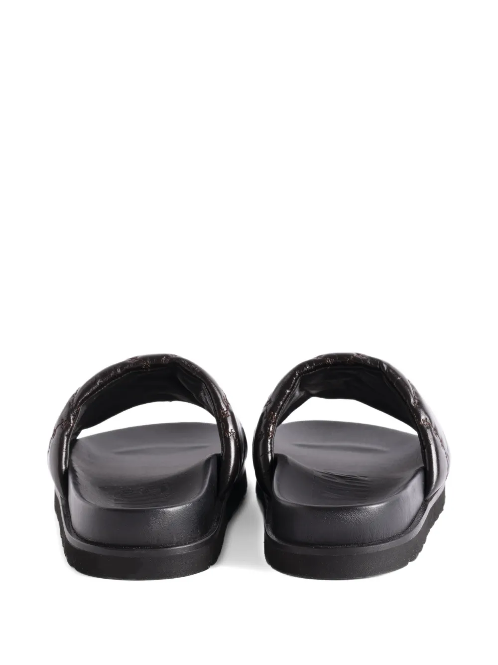 Zadig&Voltaire padded leather sandals Bruin
