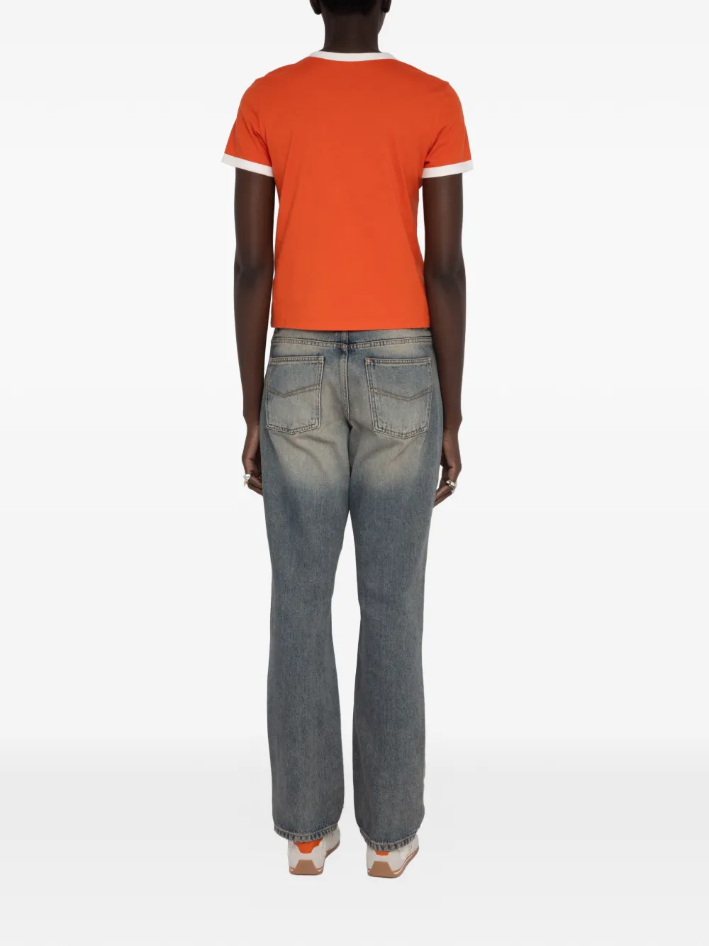 Zadig&Voltaire Woos Ringer T-shirt met print Oranje