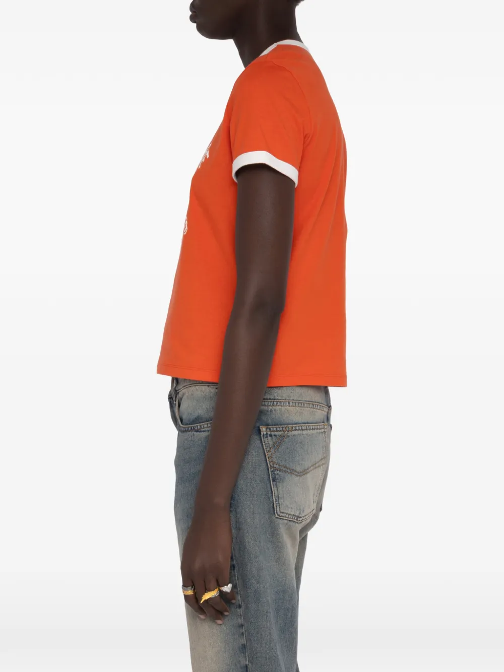 Zadig&Voltaire Woos Ringer T-shirt met print Oranje