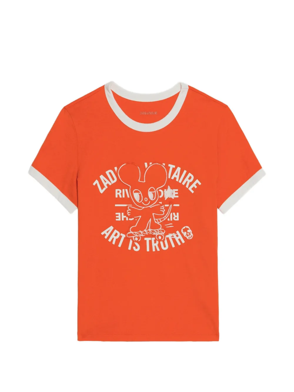 Zadig&Voltaire Woos Ringer graphic T-shirt - Arancione