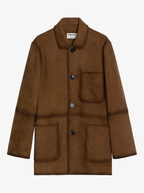Zadig&Voltaire Venezia leather suede western jacket