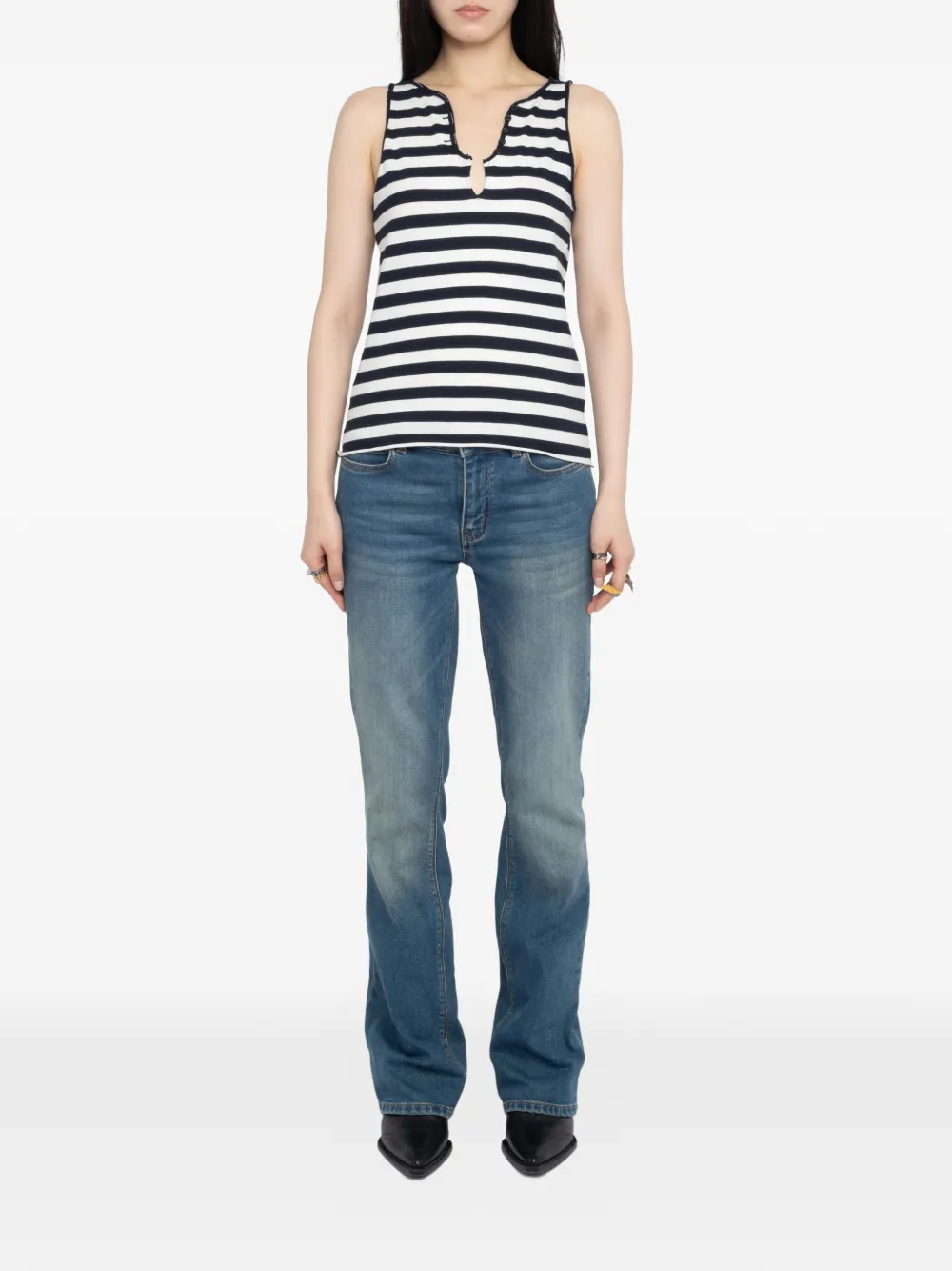  Zadig&voltaire Striped Top - White 