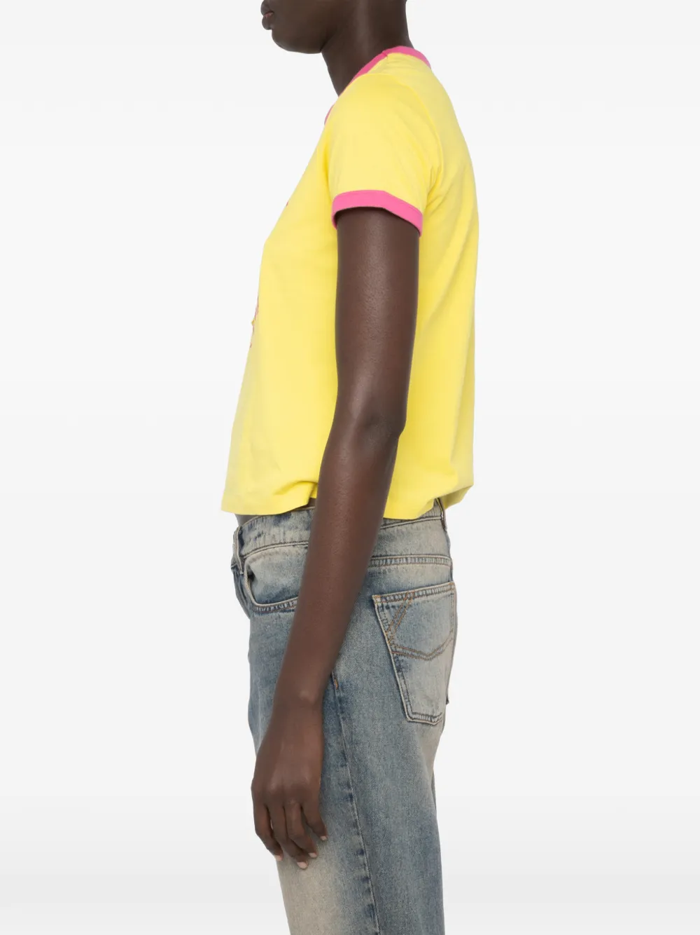 Zadig&Voltaire Woos Ringer T-shirt met print Geel