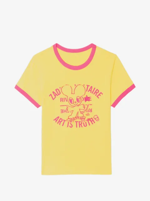 Zadig&Voltaire Woos Ringer T-shirt med grafisk tryk