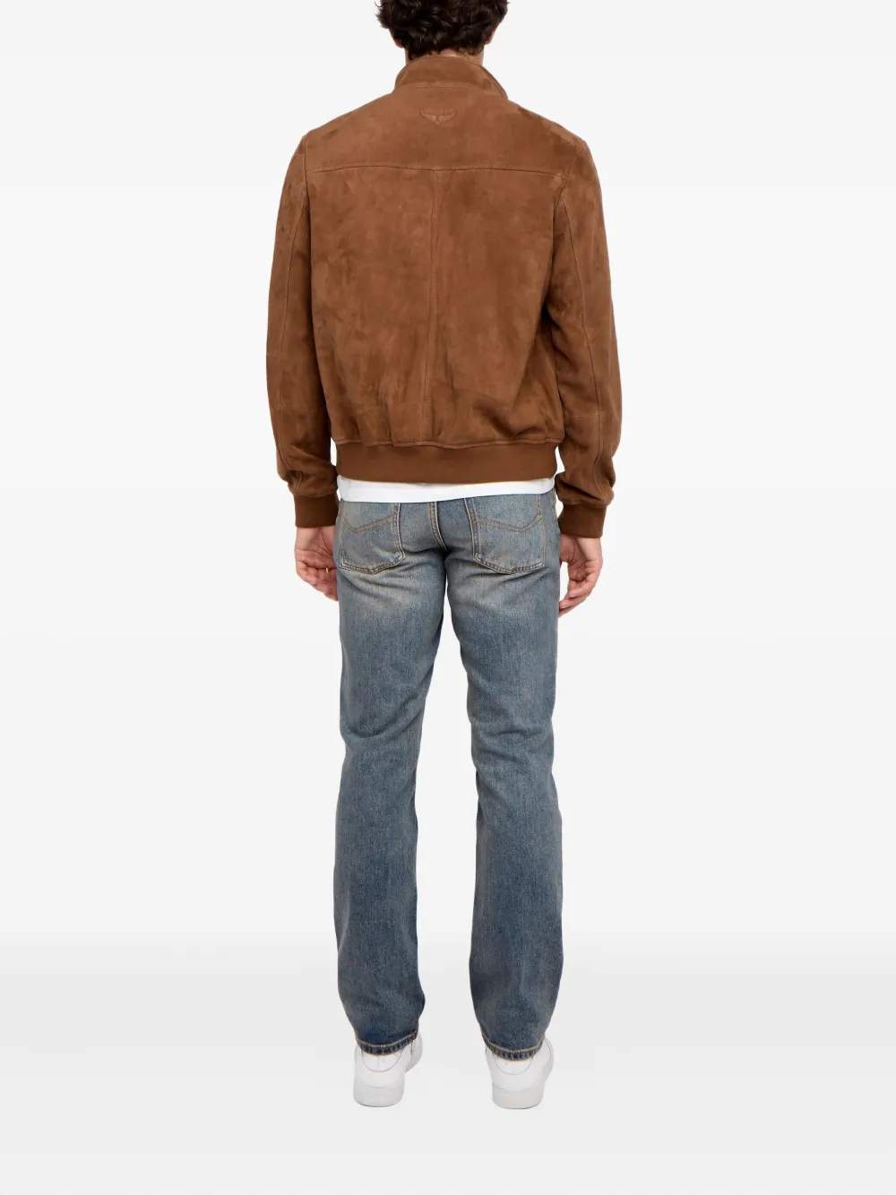 Zadig&Voltaire Lonni suède jack met knoop Bruin