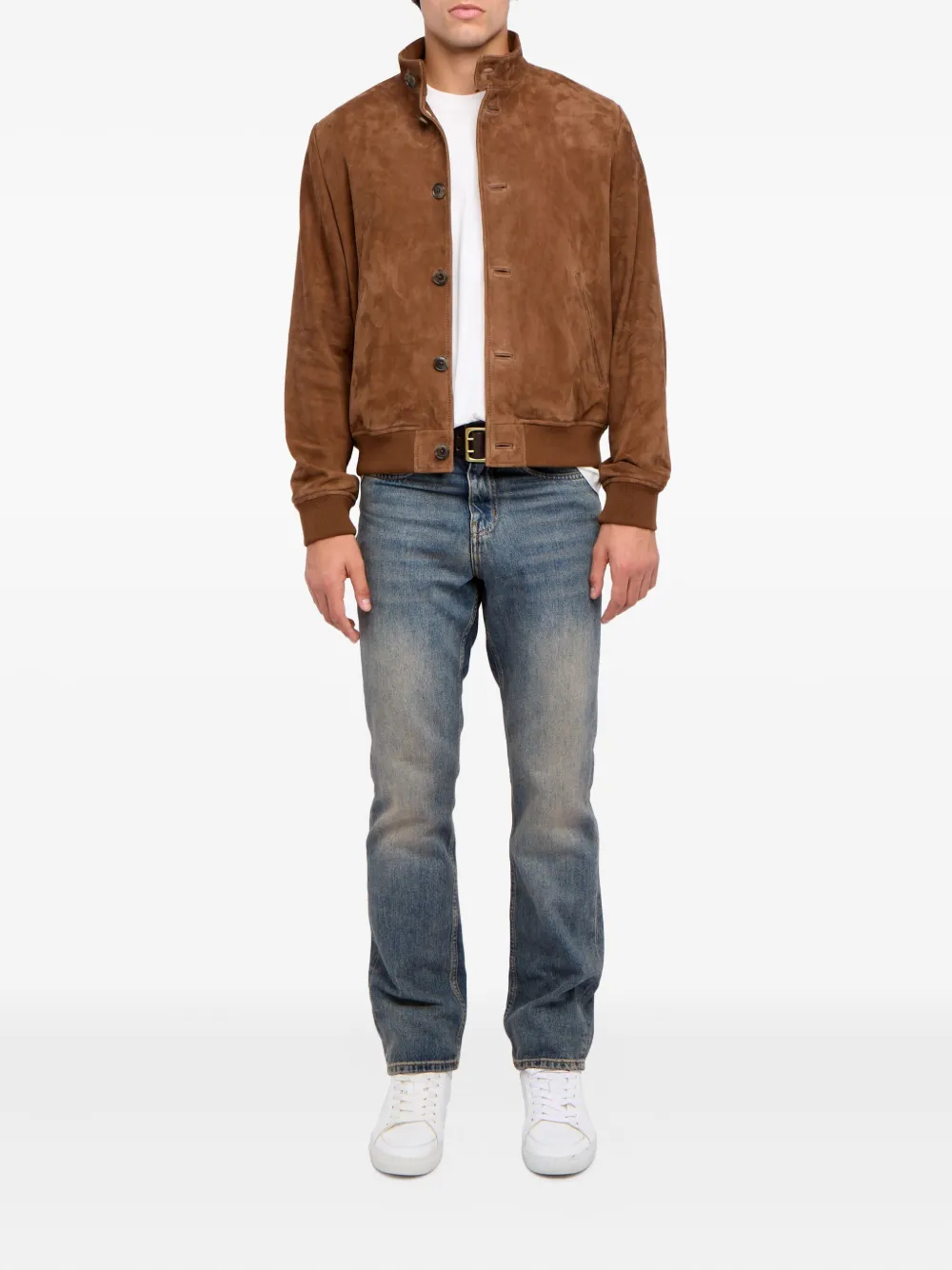 Zadig&Voltaire veste en daim Lonni à boutonnière | Vestes en cuir | Image 2