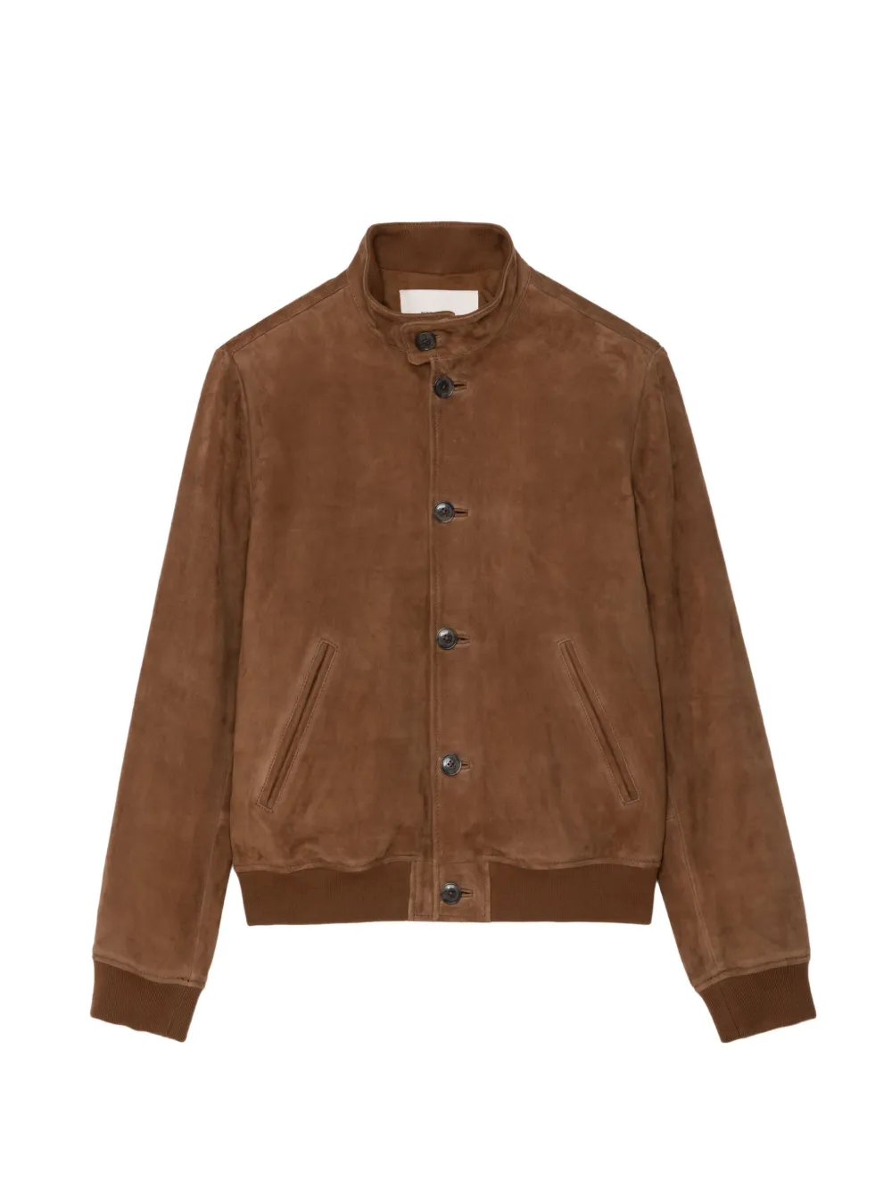 Zadig&Voltaire veste en daim Lonni à boutonnière | marron | Image 1
