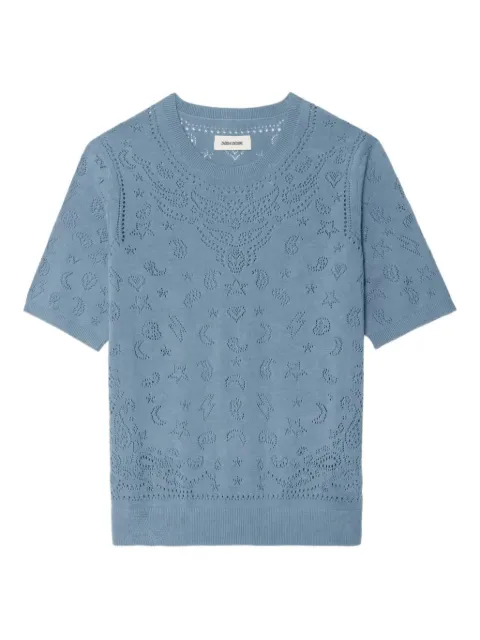 Zadig&Voltaire cut-out crew-neck knitwear