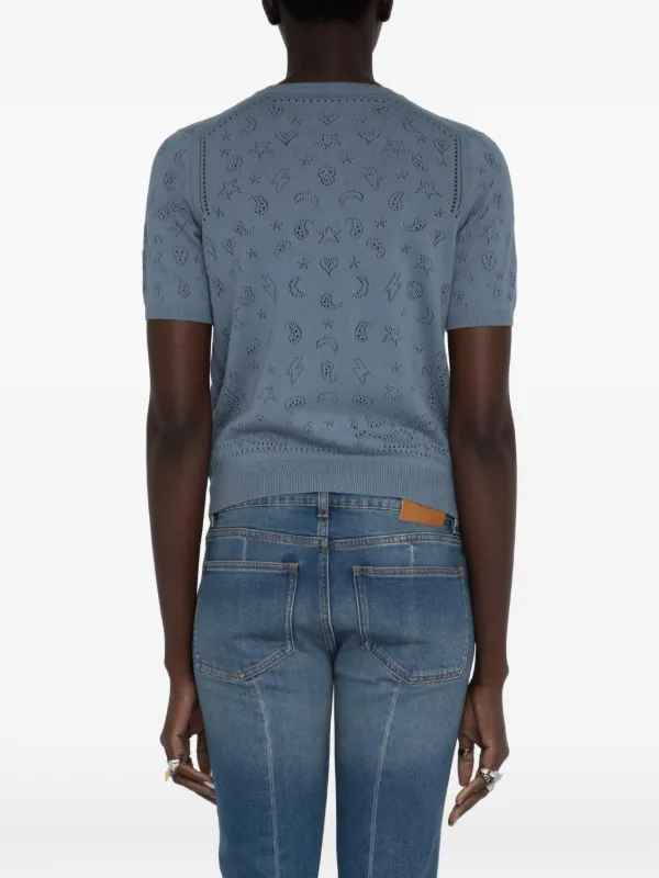 Zadig&Voltaire Dolly crew-neck Sweatshirt | Blue | FARFETCH