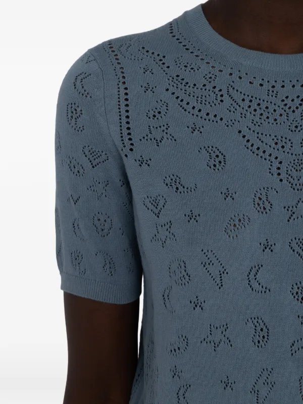 Zadig&Voltaire Dolly crew-neck Sweatshirt | Blue | FARFETCH