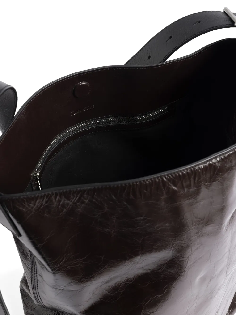 Zadig&Voltaire Jane gelakte boekentas Bruin