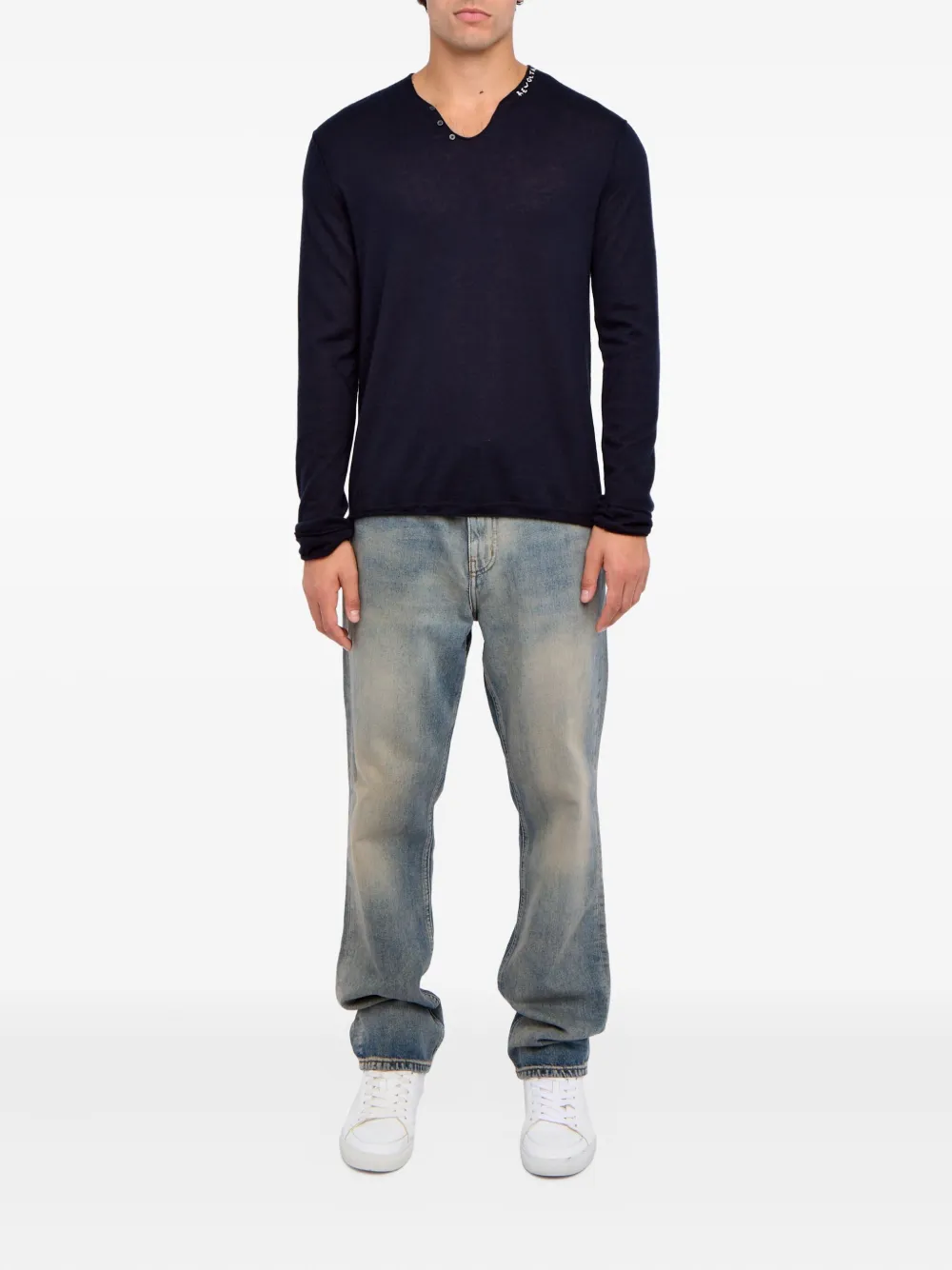 Zadig&Voltaire Monastir trui met lange mouwen - Blauw