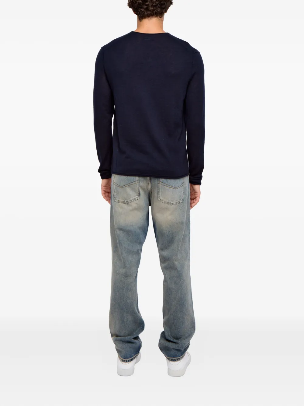 Zadig&Voltaire Monastir kasjmier trui Blauw