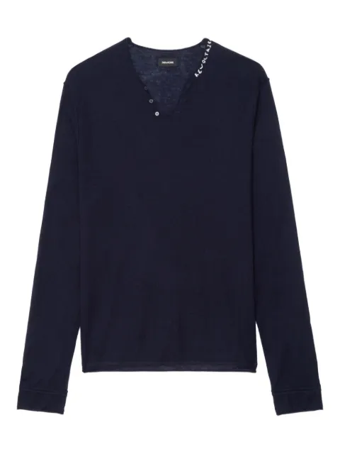 Zadig&Voltaire pull Monastir à manches longues