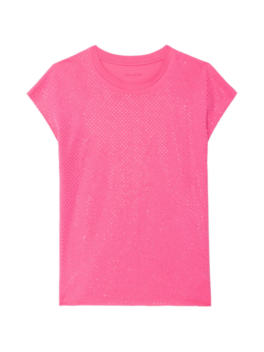Zadig&Voltaire T-shirt Cloe con strass - Rosa