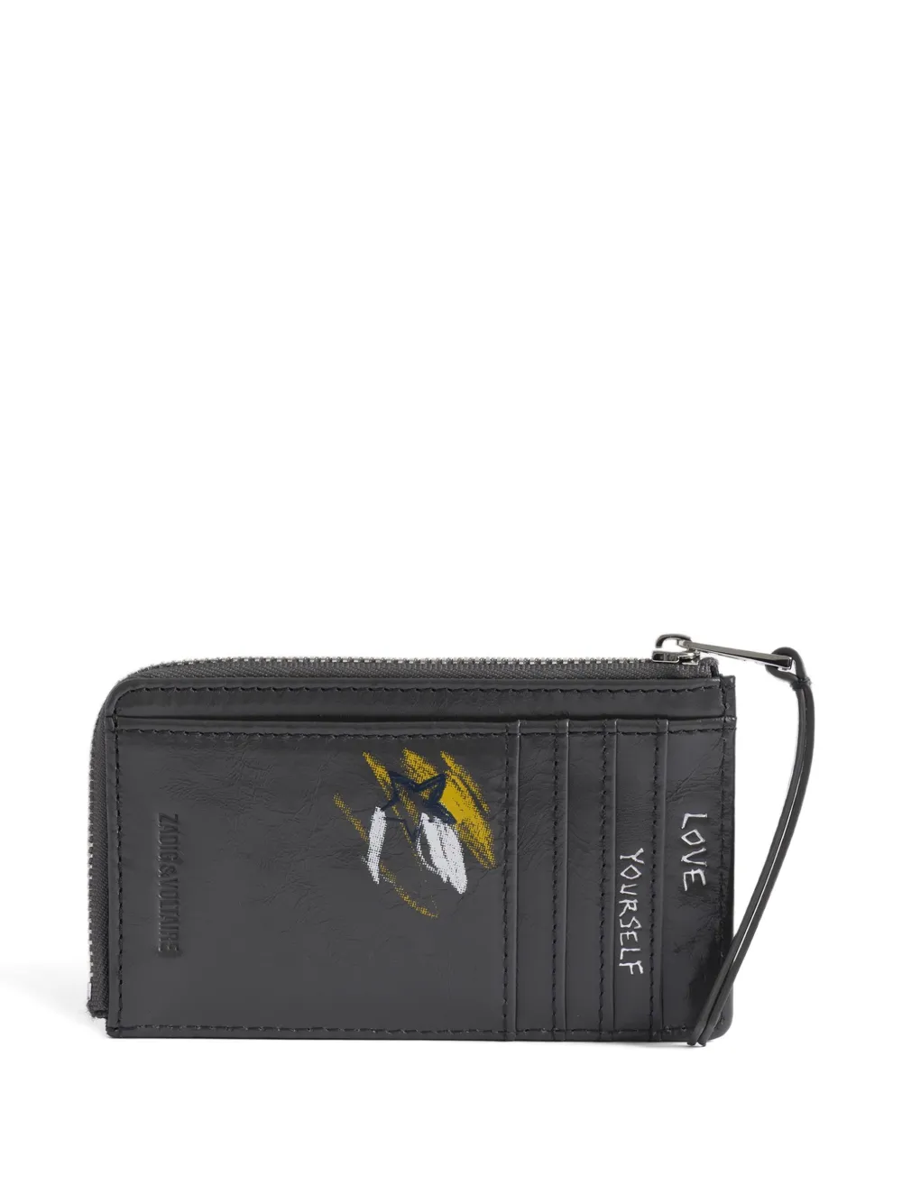 Zadig&Voltaire Humberto graphic-print wallet - Grijs