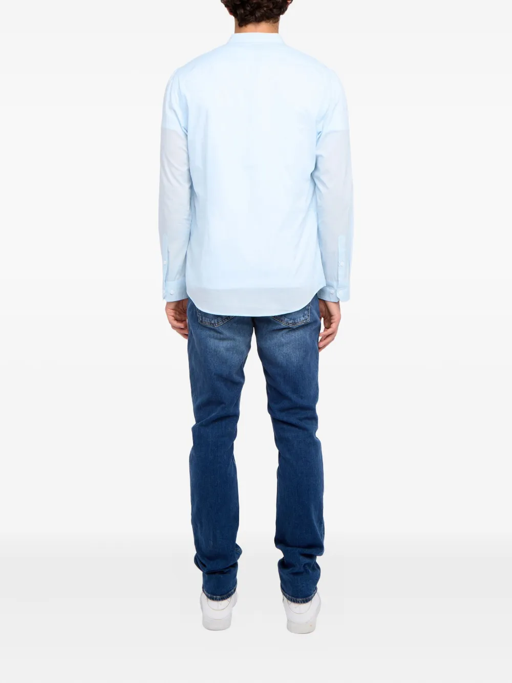 Zadig&Voltaire Officier Voile katoenen overhemd Blauw