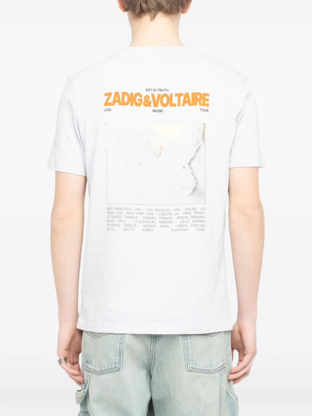 Zadig&Voltaire Tommy T-shirt Grijs