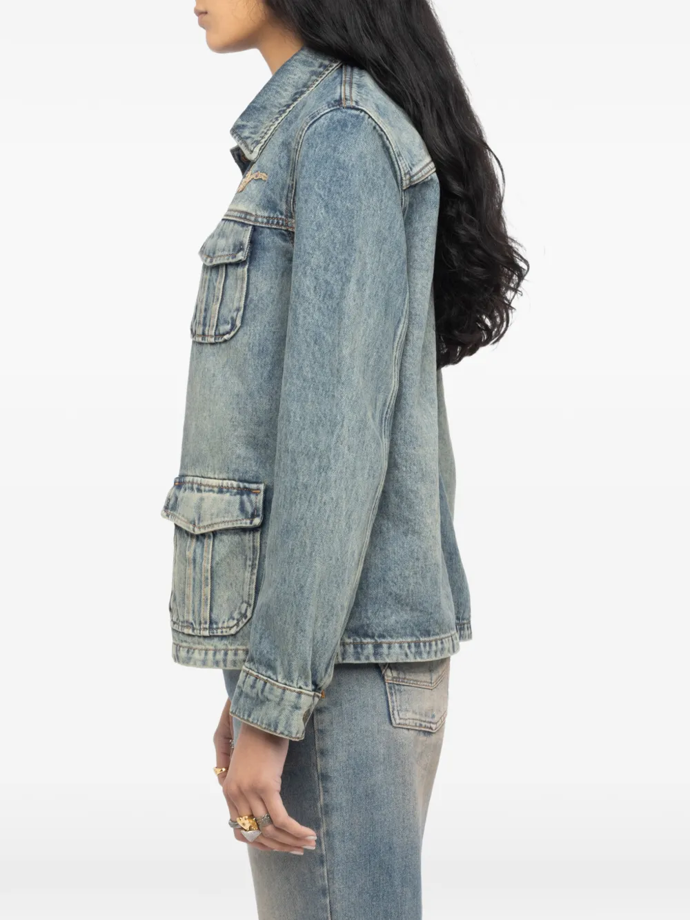 Zadig&Voltaire Lienna denim jack Blauw