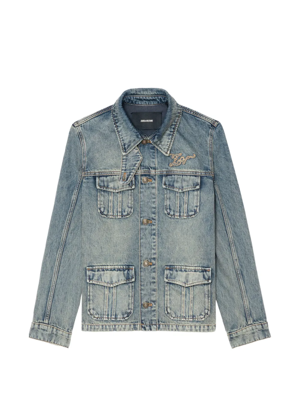 Zadig&Voltaire pocket denim jacket - Blu