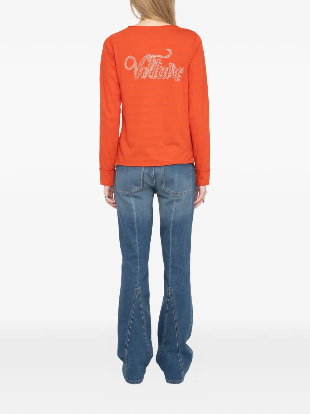  Zadig&voltaire Top A Rayas - Naranja 