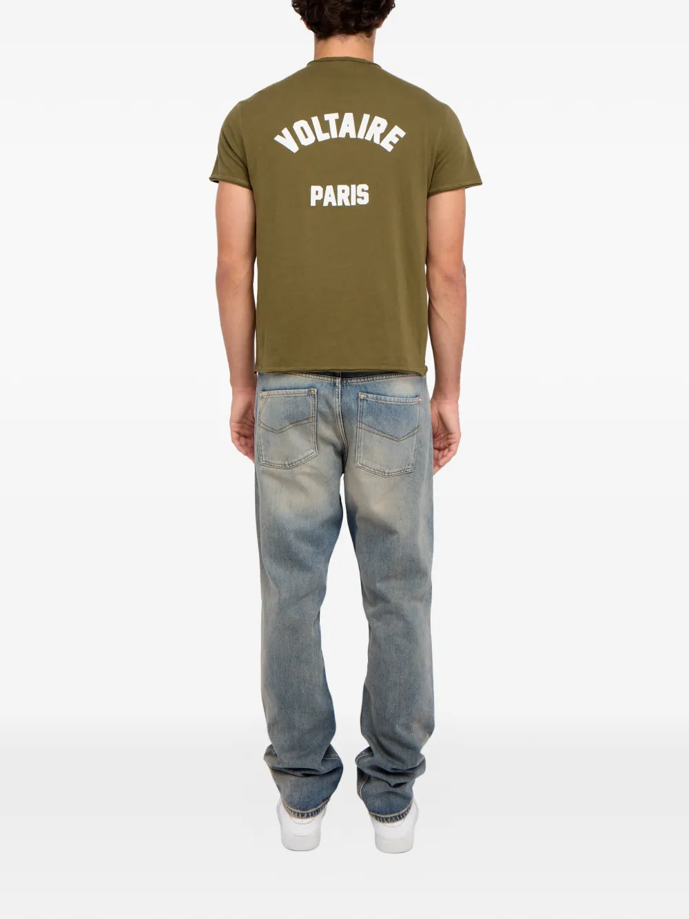 Zadig&Voltaire Monsatir T-shirt met knoopdetail Groen