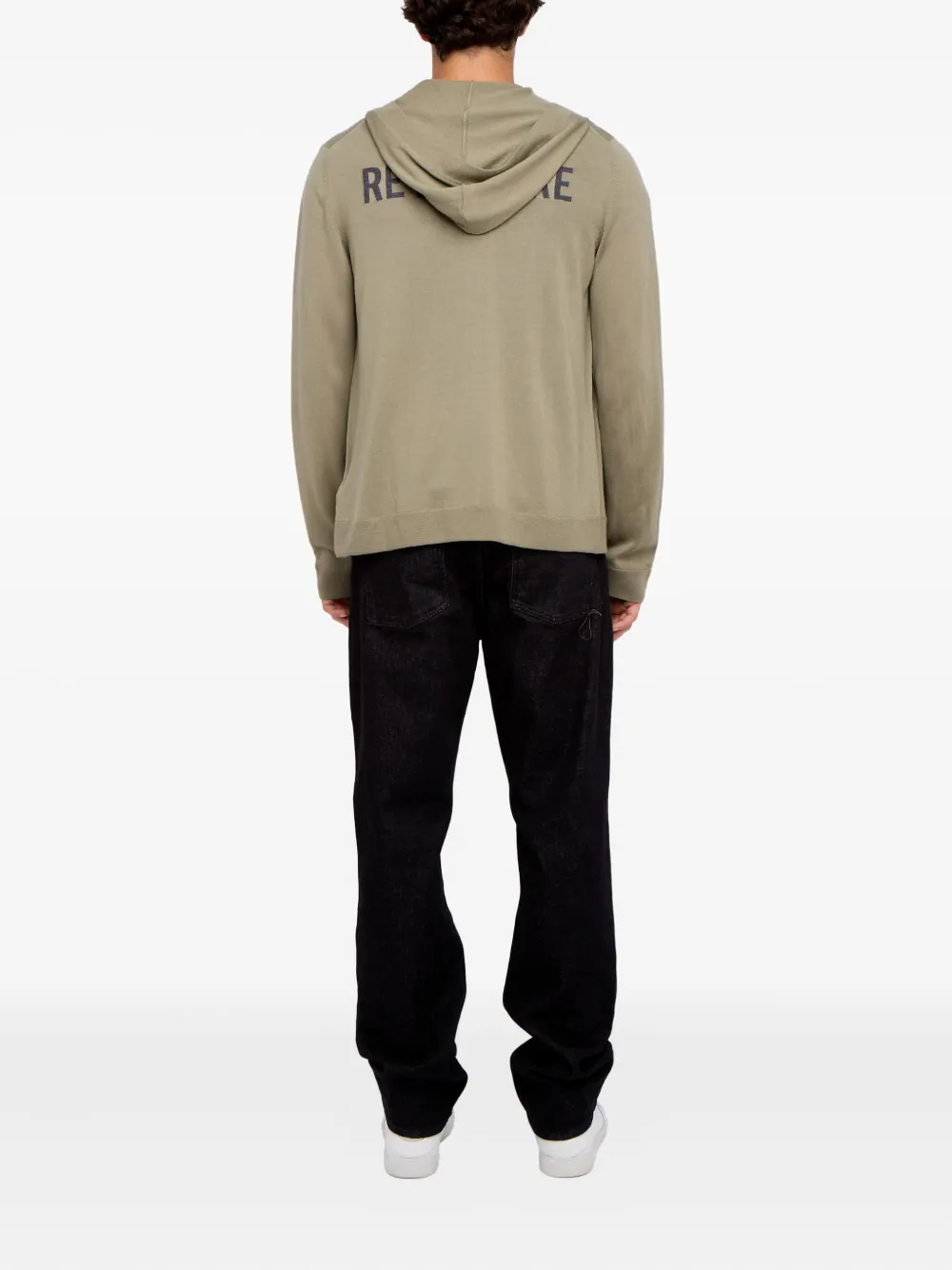Zadig&Voltaire Clash We Revoltaire hoodie met rits Groen