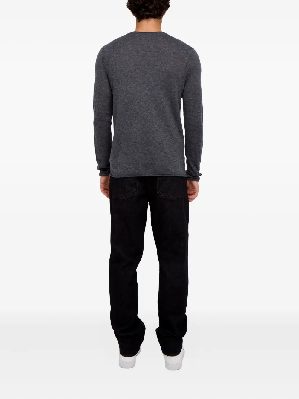 Zadig&Voltaire Monastir trui met knopen Grijs