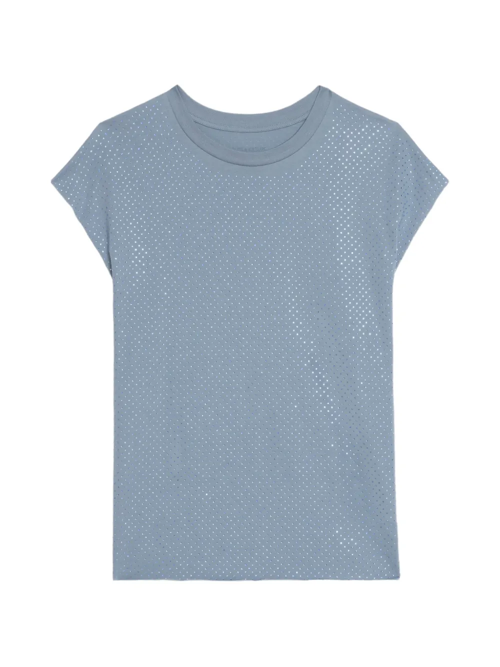 Zadig&Voltaire T-shirt Cloe con strass - Blu