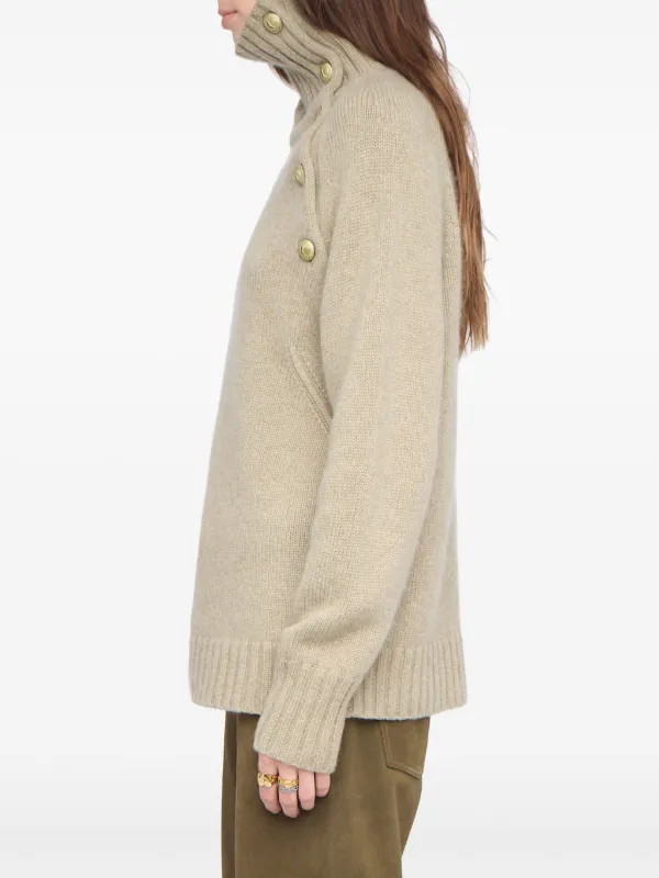 Zadig&Voltaire Moro タートルネック セーター | ニュートラル Zadig&Voltaire Moro タートルネック セーター | ニュートラル