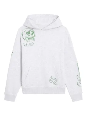 SP5DER ラインストーン パーカー | グレー | FARFETCH JP
