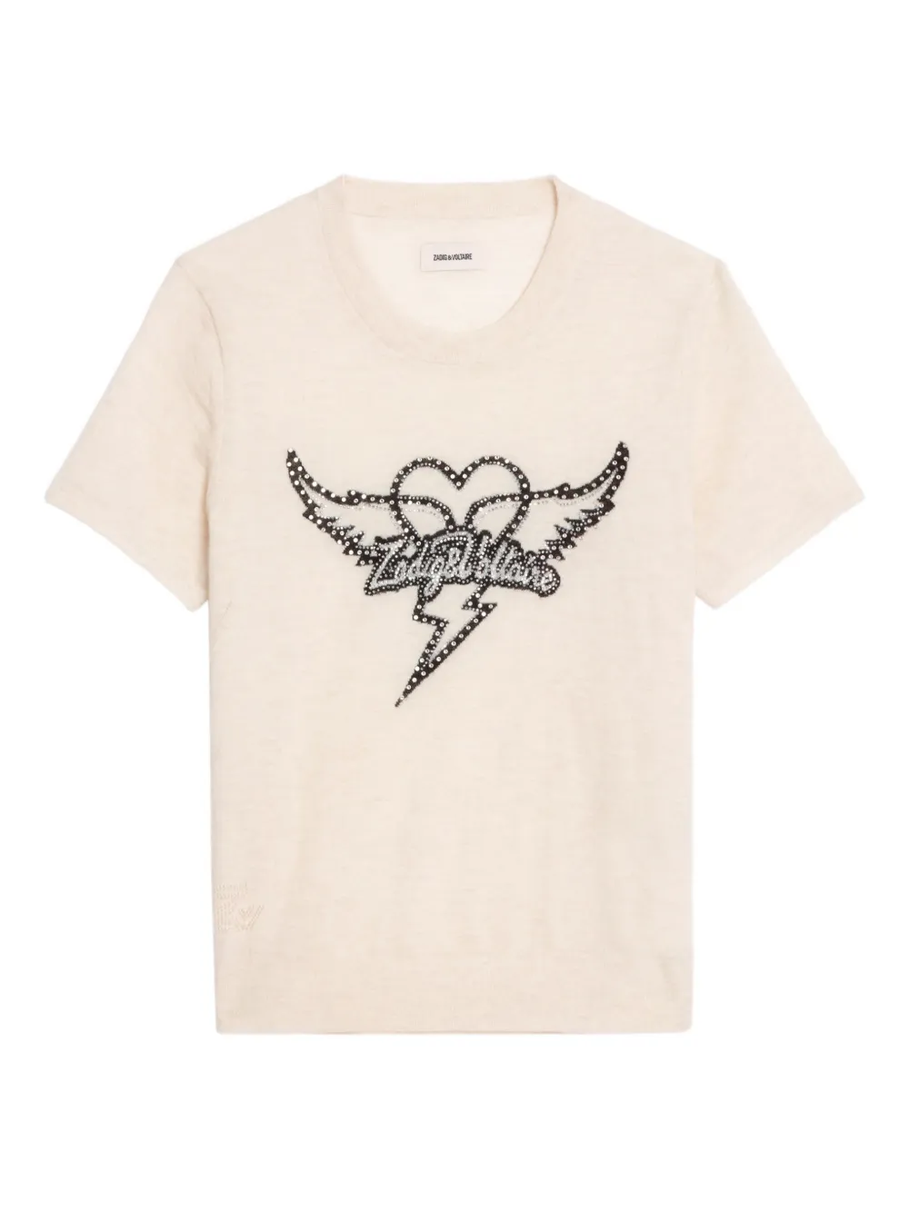 Zadig&Voltaire T-shirt Idal con stampa cuore - Toni neutri