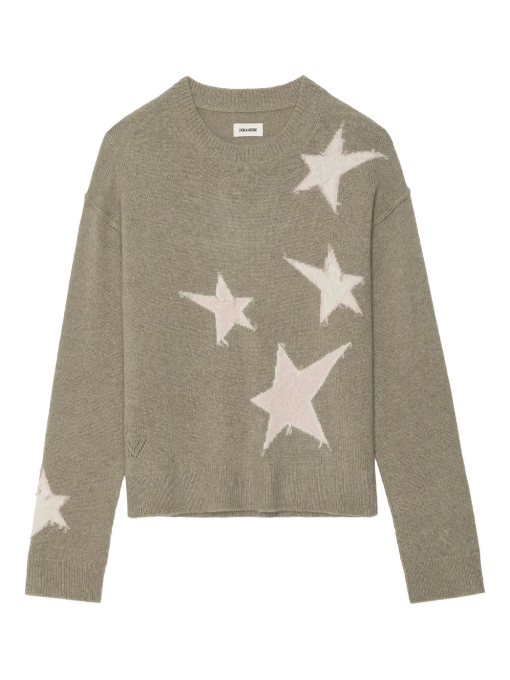 Zadig & Voltaire Markuz Star-detail Sweater In Green