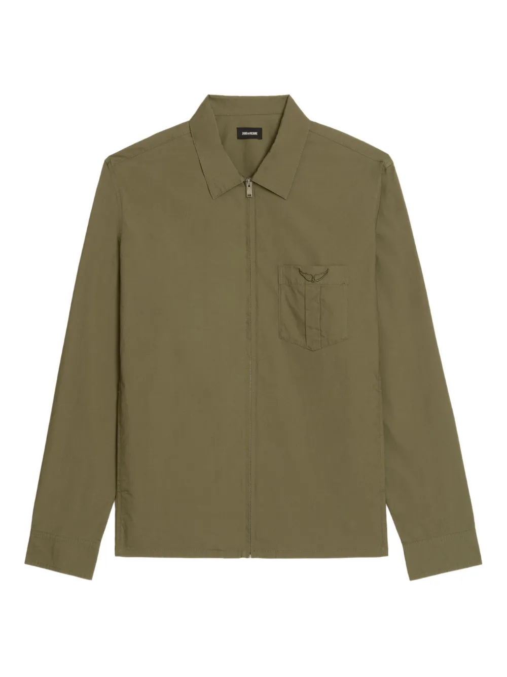 Zadig&Voltaire camisa Suzy con cierre y bolsillo | verde | Image 1