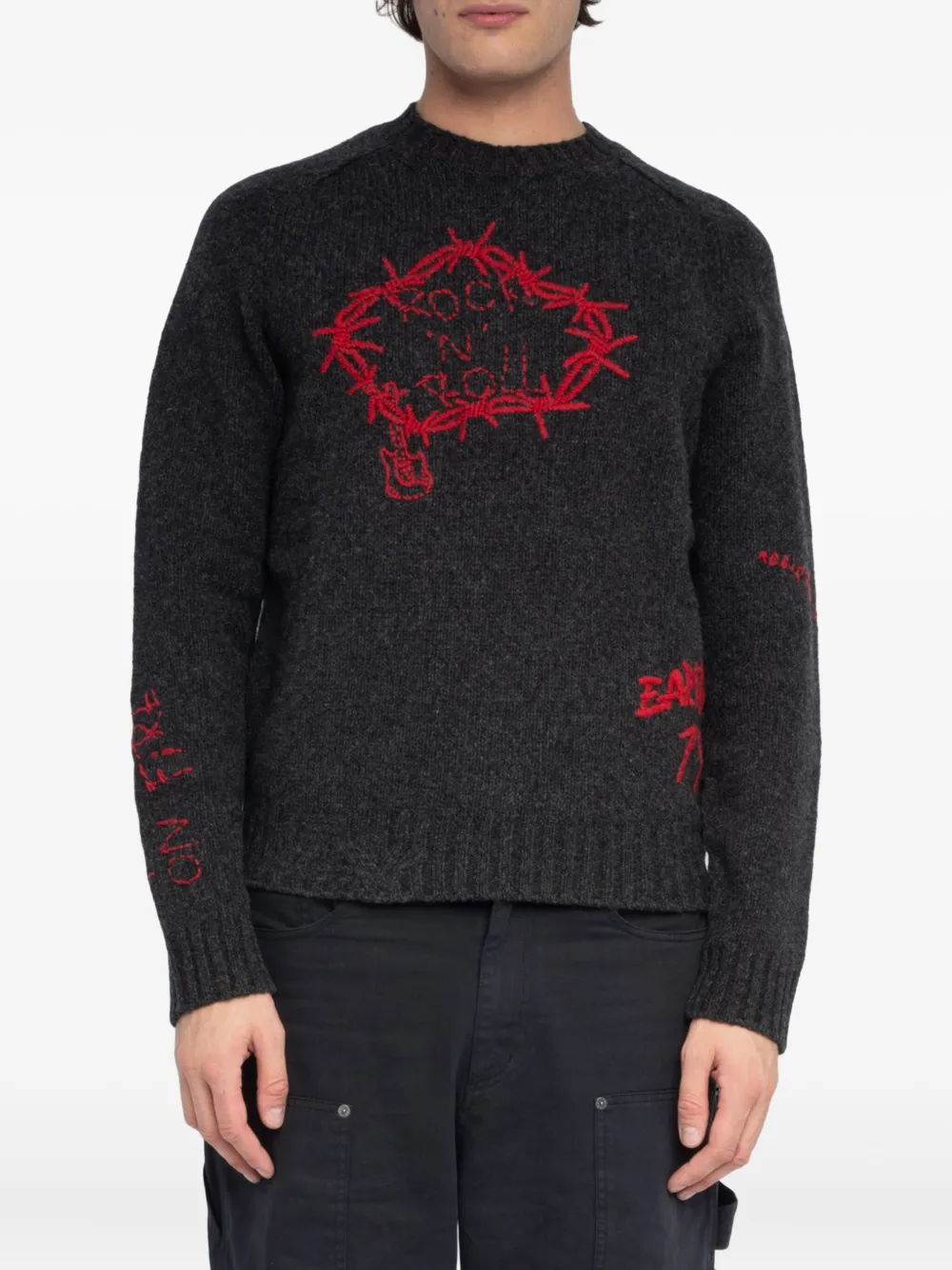 Zadig & Voltaire Jordan Sweater In Gray