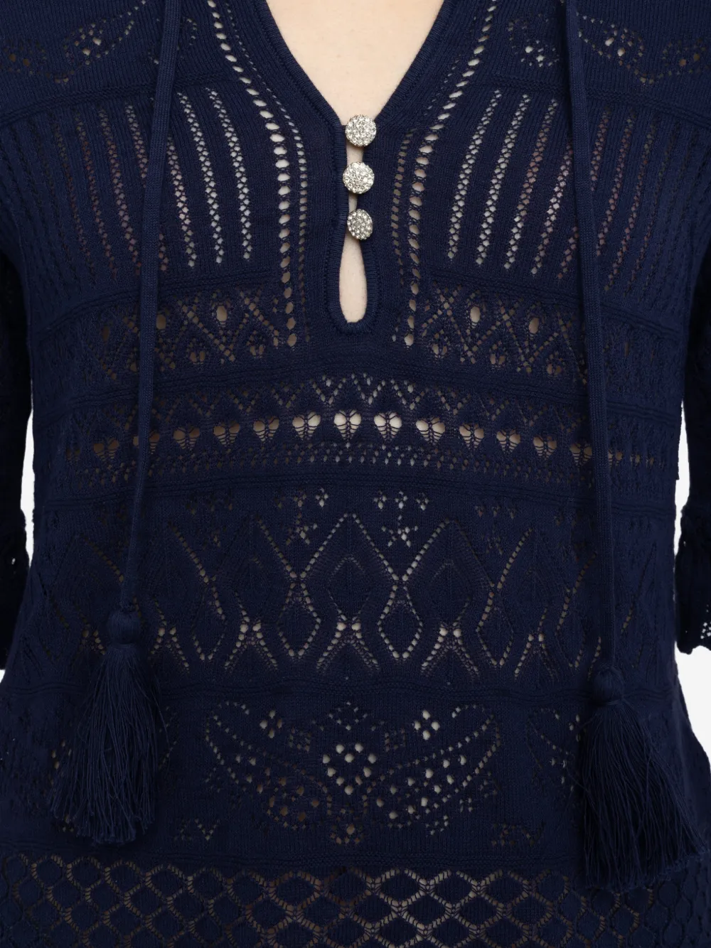 Zadig&Voltaire T-shirt met kwastje Blauw