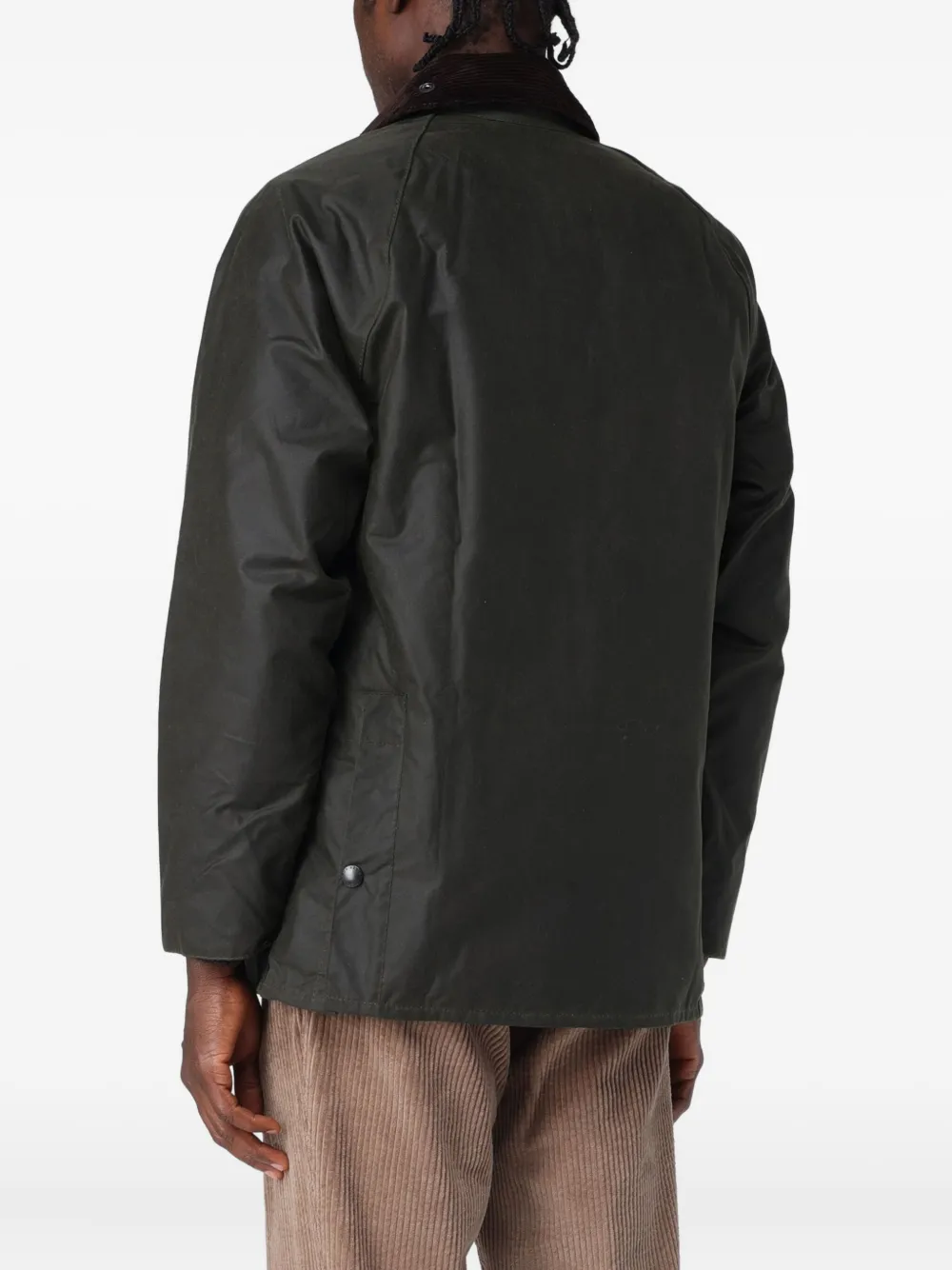 Barbour Bedale ribfluwelen jack Groen