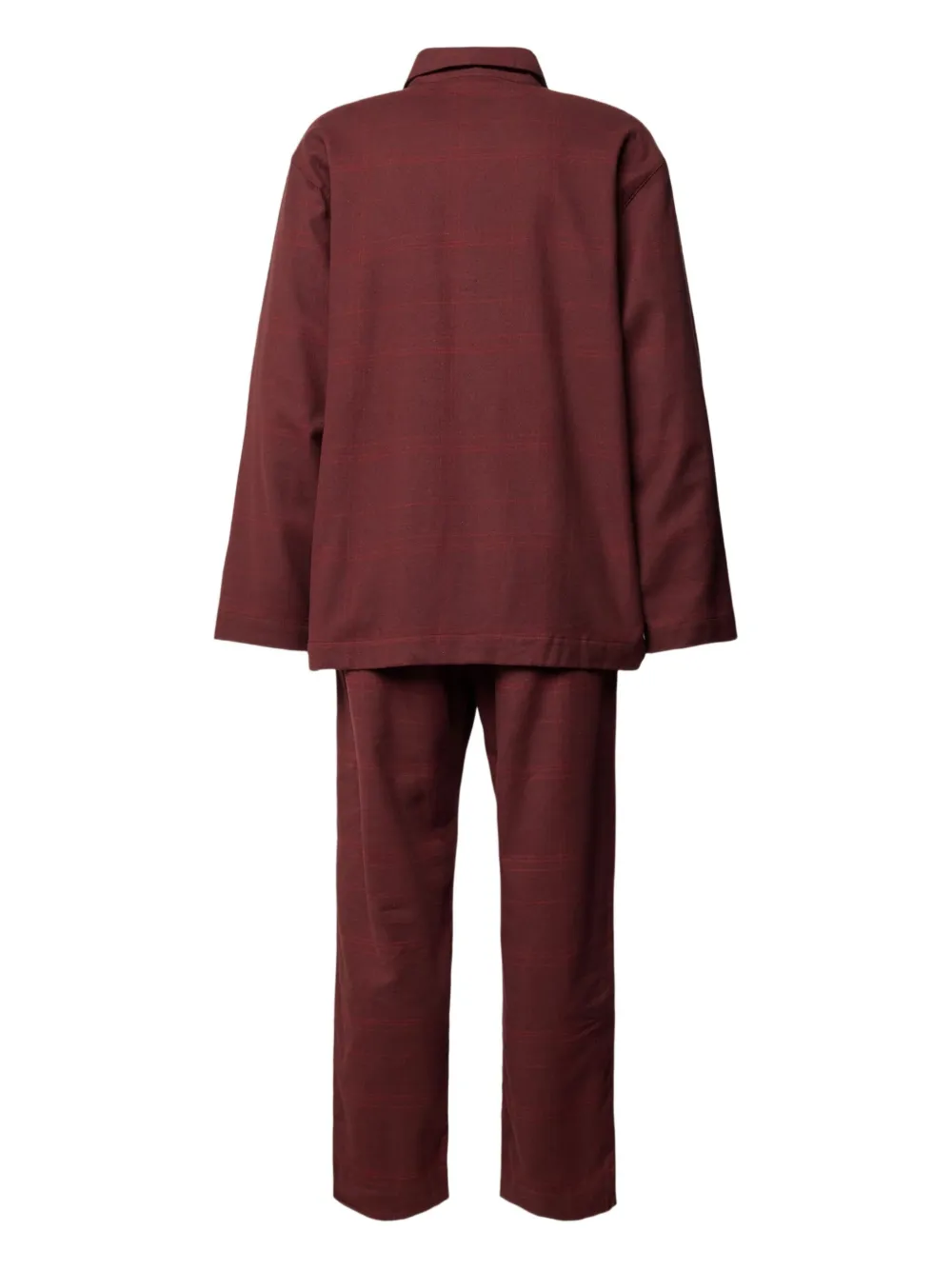 Calvin Klein button-down checked sleepwear set | Image 2
