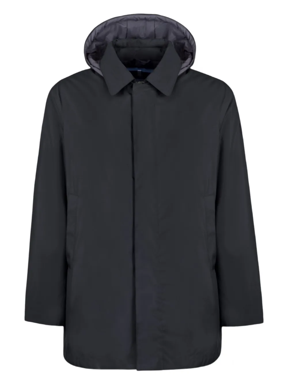 People Of Shibuya Takuya Hooded Coat In Black